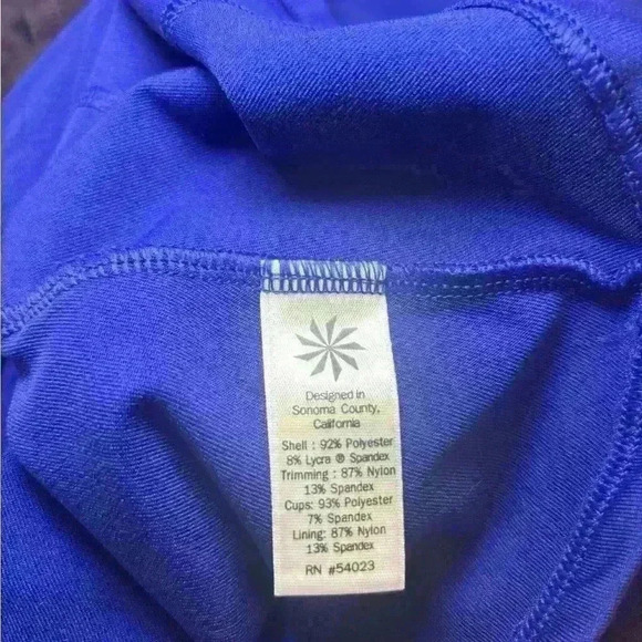 Athleta PR Racerback Tank II Sapphire Blue. Size Small. - Picture 7 of 7